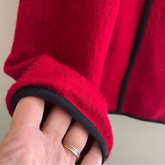 TRANSITIONS Wool Blend zip up Blazer Jacket Womens Size S EUC CLASSY! - Picture 8 of 10